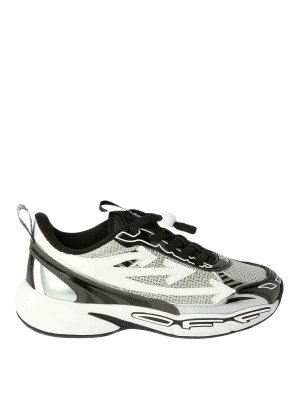 OFF-WHITE: trainers - Kids' Light Grey Be Right Back Sneakers