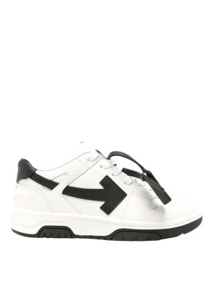 OFF-WHITE: trainers - Kids' White Out Of Office Sneakers