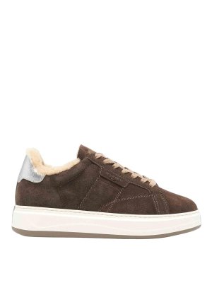 WOOLRICH: Chaussures de sport - Baskets - Argent