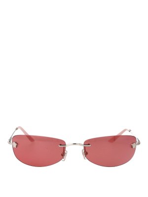 VERSACE: Sonnenbrillen - Sonnenbrille - Silber