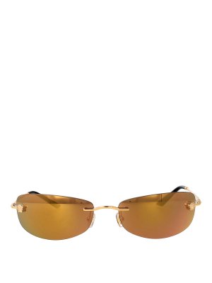VERSACE: Sonnenbrillen - Sonnenbrille - Gold