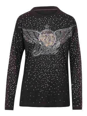 DIESEL: t-shirt - T-Shirt Con Strass