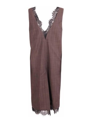 GANNI: Robes courtes - Robe Courte - Marron