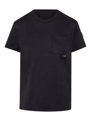 MONCLER: t-shirts - Cotton T-Shirt With Pocket
