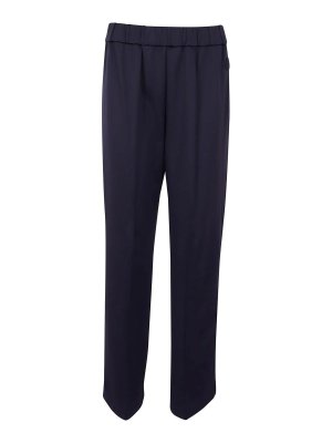 MONCLER: Pantalones casual - Pantalón Casual - Azul