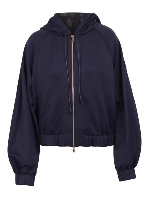 MONCLER: Cardigans - Cardigan - Blau