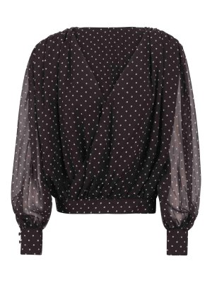 ROTATE Birger Christensen: blouses - V-Neck Blouse