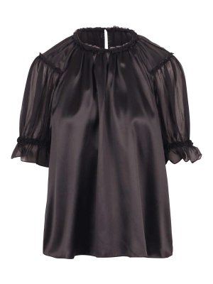 ULLA JOHNSON: Blouses - Blouse - Noir