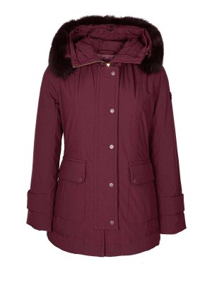 PEUTEREY: casual jackets - Buriram Srtr Grs Fur Jacket Color Bordeaux