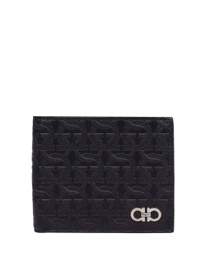 SALVATORE FERRAGAMO: Portemonnaies und Geldbörsen - Portemonnaie - Schwarz