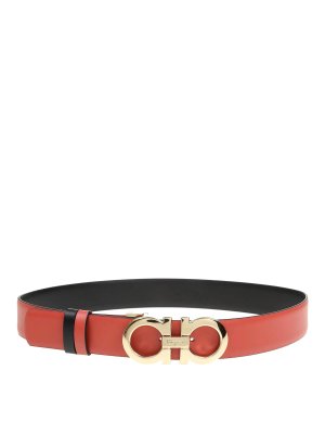 SALVATORE FERRAGAMO: cinture - Salvatore  Cintura Gancini