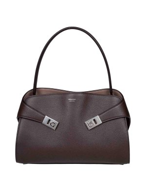 SALVATORE FERRAGAMO: Sacs portés épaule  - Sac Porté Épaule - Marron Foncé