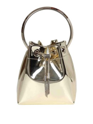 JIMMY CHOO: Bucket-bags - Bucket-Bag - Gold