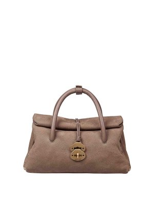 ZANELLATO: shopper - Borsa A Mano Dotta Jones Nabuk Grey