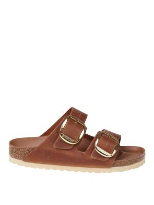 BIRKENSTOCK: sandals - Arizona Big Oiled Cognac