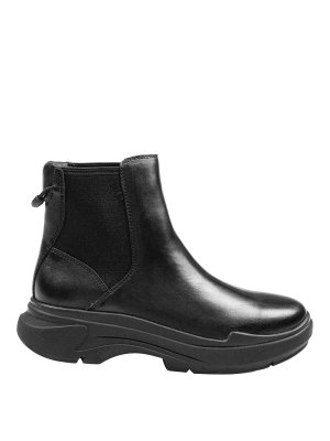 ASH: ankle boots - Nexon Black Leather Ankle Boot