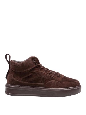 Barracuda: trainers - Mid Phoenix Sneakers In Brown Suede