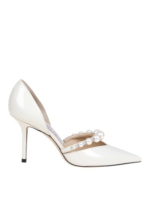 JIMMY CHOO: scarpe décolleté - Aurelie 85 Decollete In Pelle