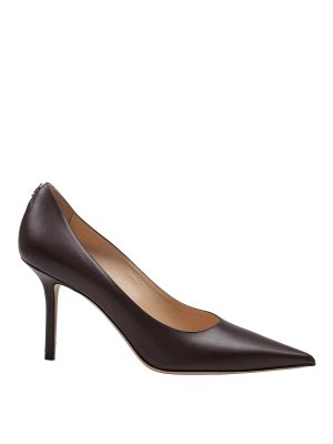 JIMMY CHOO: court shoes - Love 85 Decollete Chocolate Color