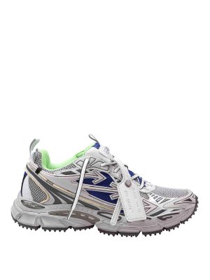 OFF-WHITE: Chaussures de sport - Baskets - Bleu