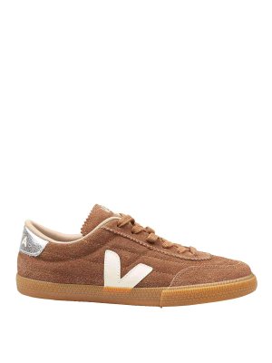 VEJA: trainers - Panenka Brown Suede Sneakers