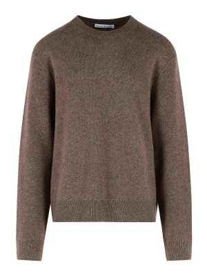 Acne Studios: クルーネック - クルーネック - ブラウン