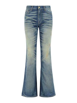 Acne Studios: Schlagjeans - Schlagjeans - Blau