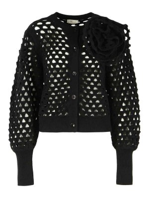 BLUMARINE: Cardigans - Cardigan - Schwarz