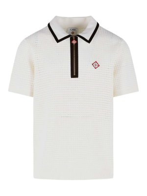 CASABLANCA: Poloshirts - Poloshirt - Weiß