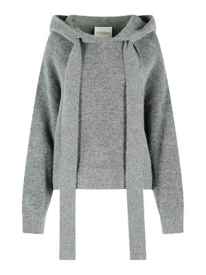 CLOSED: crew necks - Grey Wool Blend Sweater