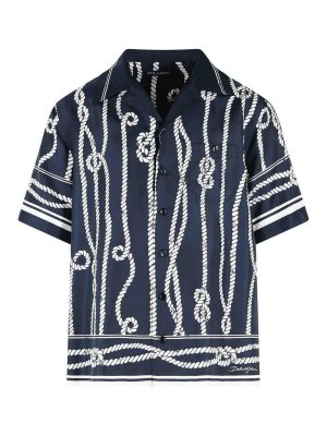 DOLCE & GABBANA: Camisas - Camisa - Azul Oscuro