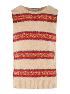 DRIES VAN NOTEN: Chalecos - Chaleco - Beis
