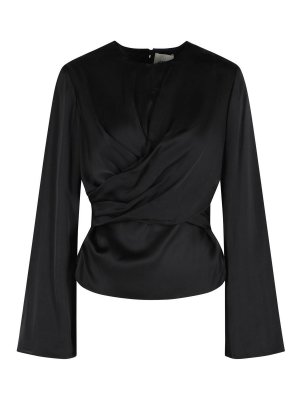 ISABEL MARANT: blouses - Neame Black Viscose Blouse