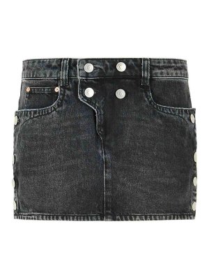 ISABEL MARANT: ミニスカート - ミニスカート - 黒