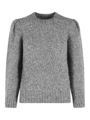 ISABEL MARANT: Pull col rond - Pull Col Rond - Gris