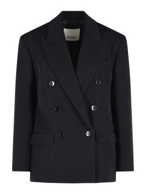 ISABEL MARANT: Blazer - Blazer - Negro