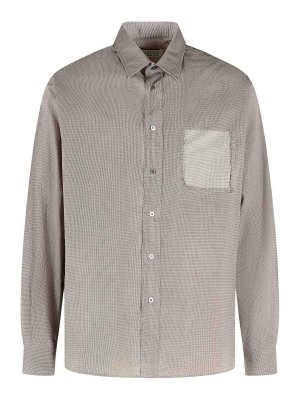 Maison Margiela: Hemden - Hemd - Beige