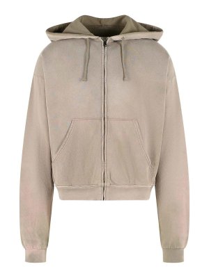 Maison Margiela: Sweatshirts & Sweaters - Beige Cotton Sweatshirt