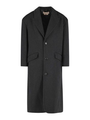 Marni: Abrigos largos - Abrigo Largo - Negro