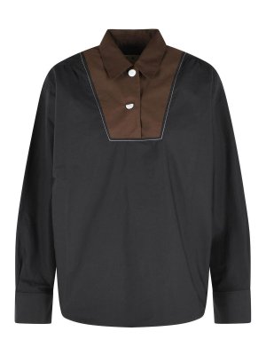 Marni: Camisas - Camisa - Negro