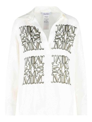 Max Mara: Hemden - Hemd - Grün