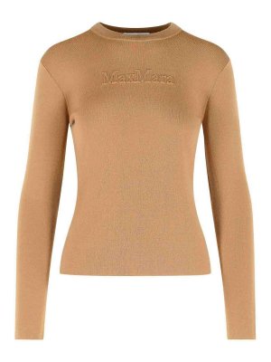 Max Mara: crew necks - Manto Wool Yarn Sweater