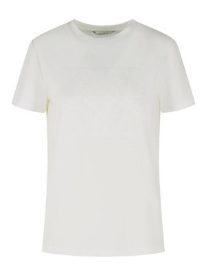 Max Mara: T-shirts - T-Shirt - Weiß