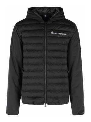 MONCLER: Kurze Daunenjacken - Daunenjacke - Schwarz