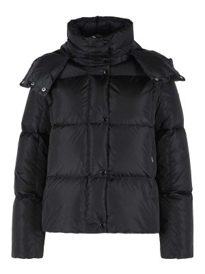 MONCLER: padded jackets - Castlenew Black Nylon Down Jacket