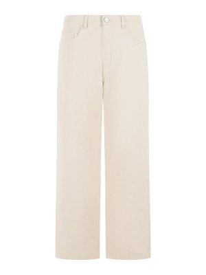 ROHE: Boyfriend - Boyfriend Jeans - Creme