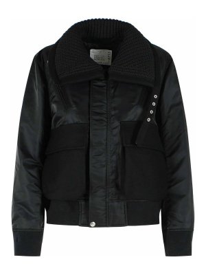 Sacai: Chaquetas casual - Chaqueta Casual - Negro