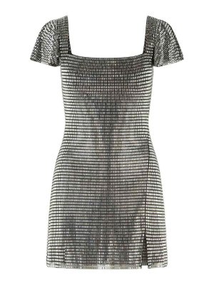 Self Portrait: costumi interi - Mini abito in poliestere grigio