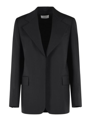 SPORTMAX: Blazer - Blazer - Negro
