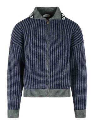 VERSACE: Cárdigans - Cárdigan - Gris